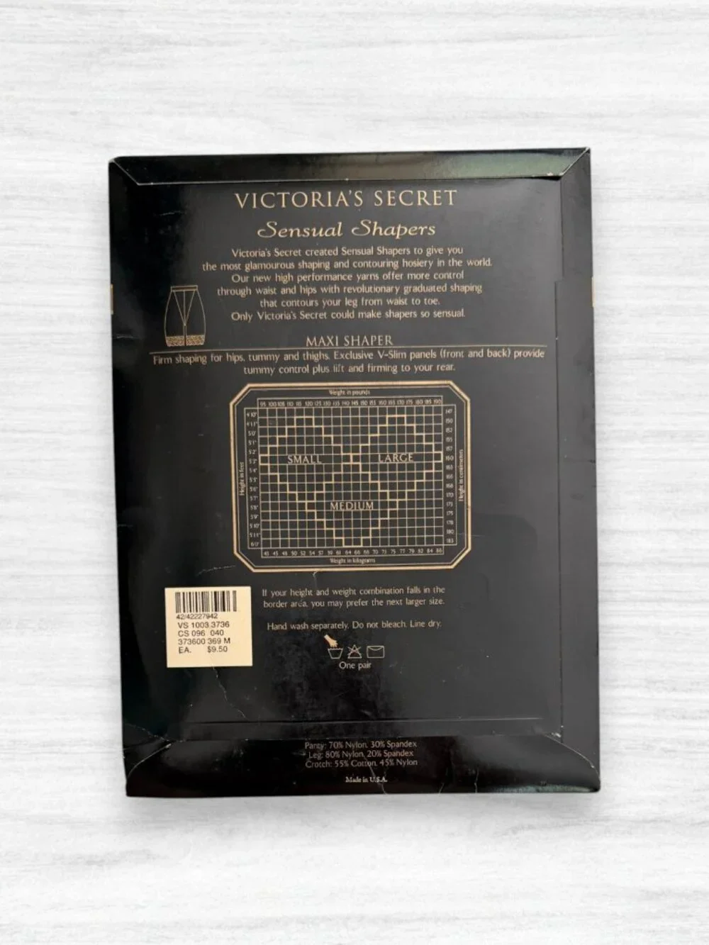 Vintage Victoria's Secret Sensual Shapers Lot 3 Medium NOS Hosiery Pantyhose Y2K